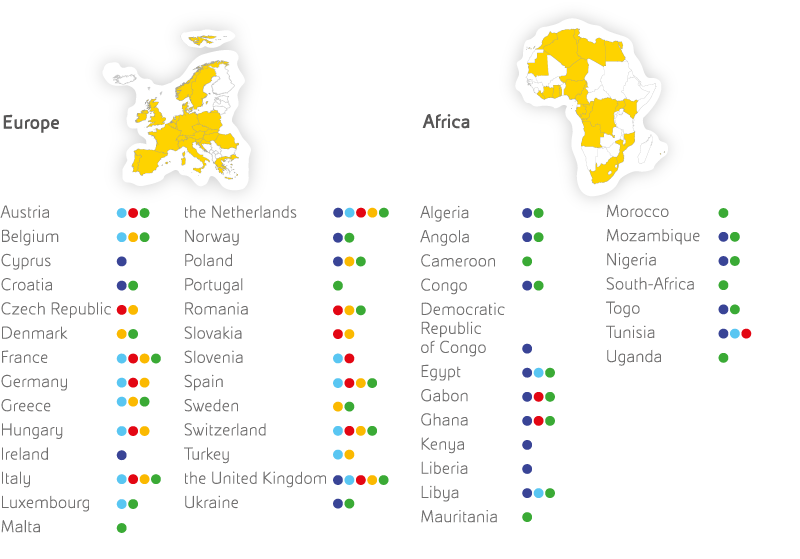 Eni worldwide presence - Europe (graphic)