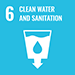Sustainable Development Goals &ndash; goal 06 (icon)