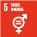 Obiettivi globali per lo sviluppo sostenibile (SDGs) &ndash; 05 (icon)
