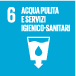 Obiettivi globali per lo sviluppo sostenibile (SDGs) &ndash; 06 (icon)