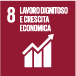 Obiettivi globali per lo sviluppo sostenibile (SDGs) &ndash; 08 (icon)