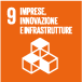 Obiettivi globali per lo sviluppo sostenibile (SDGs) &ndash; 09 (icon)