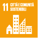 Obiettivi globali per lo sviluppo sostenibile (SDGs) &ndash; 11 (icon)