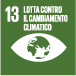 Obiettivi globali per lo sviluppo sostenibile (SDGs) &ndash; 13 (icon)