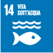 Obiettivi globali per lo sviluppo sostenibile (SDGs) &ndash; 14 (icon)
