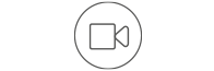 Contenuto video sul web (icona)