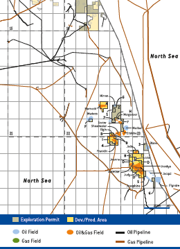 Activity areas &ndash; United Kingdom (map)