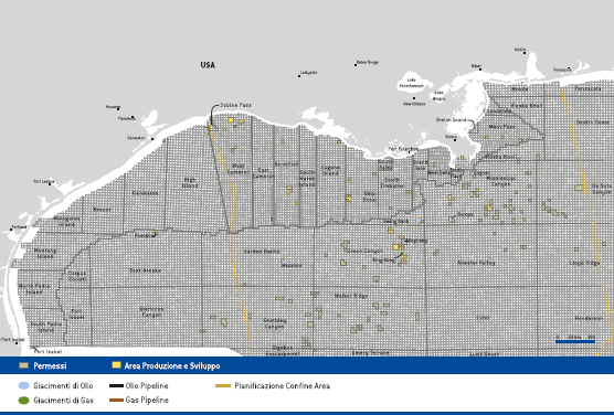 Paesi di attivit&agrave; &ndash; Stati Uniti (Mappa)